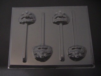 301sp Raspberry Turnover Face Chocolate or Hard Candy Lollipop Mold